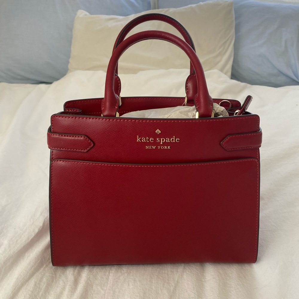 Kate Spade Staci bag in red currant - medium